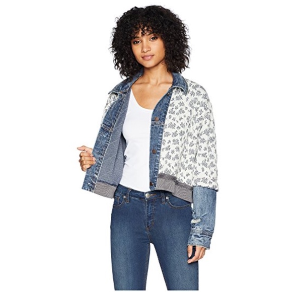ditsy denim jacket dupe